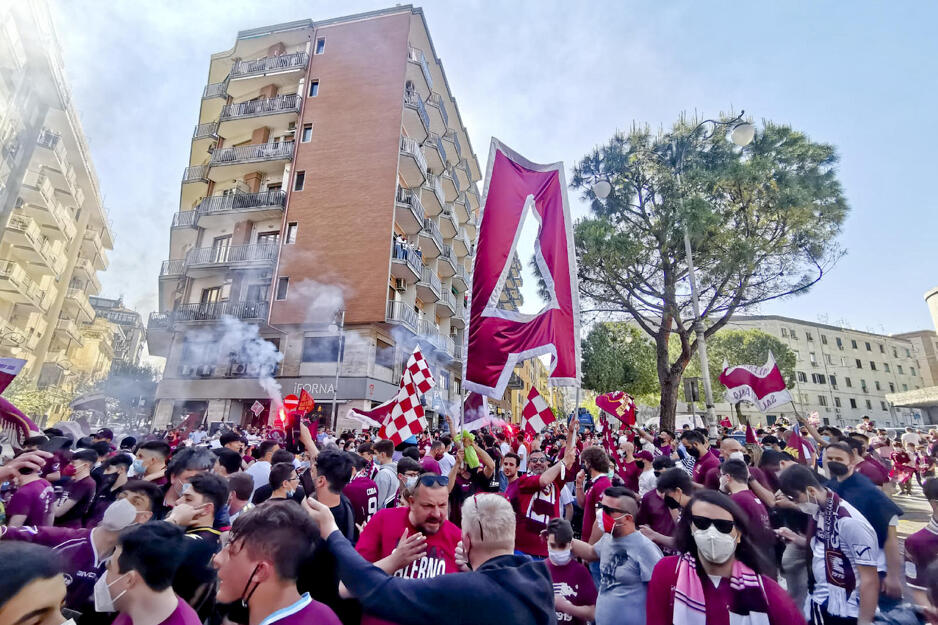 Veliko slavlje u Salernu (Foto: EPA-EFE)