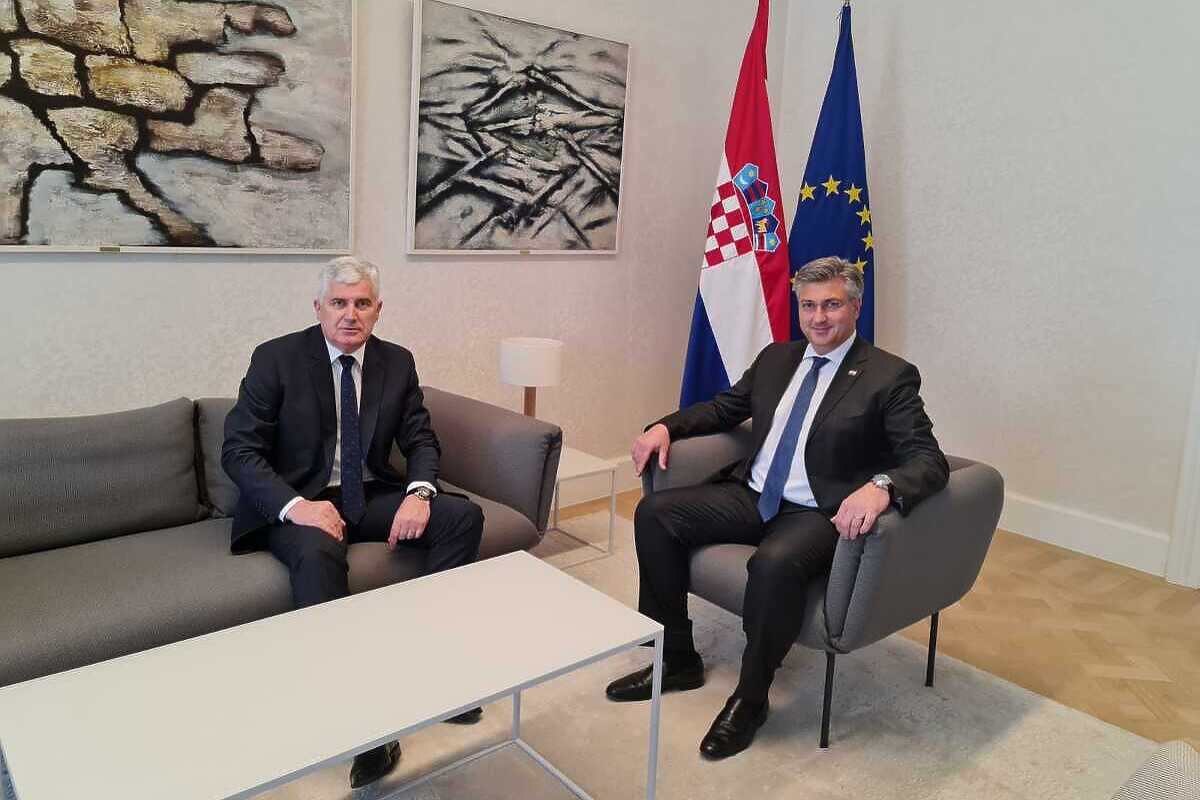 Čović i Plenković ponovo o Izbornom zakonu: Legitimno predstavljanje je ugrađeno u Dejton