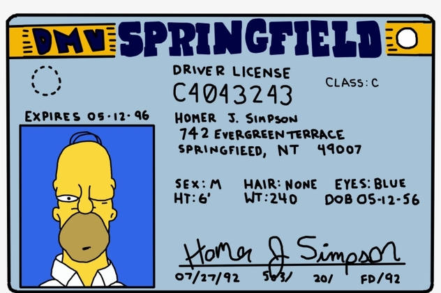 Vozačka dozvola Homera Simpsona
