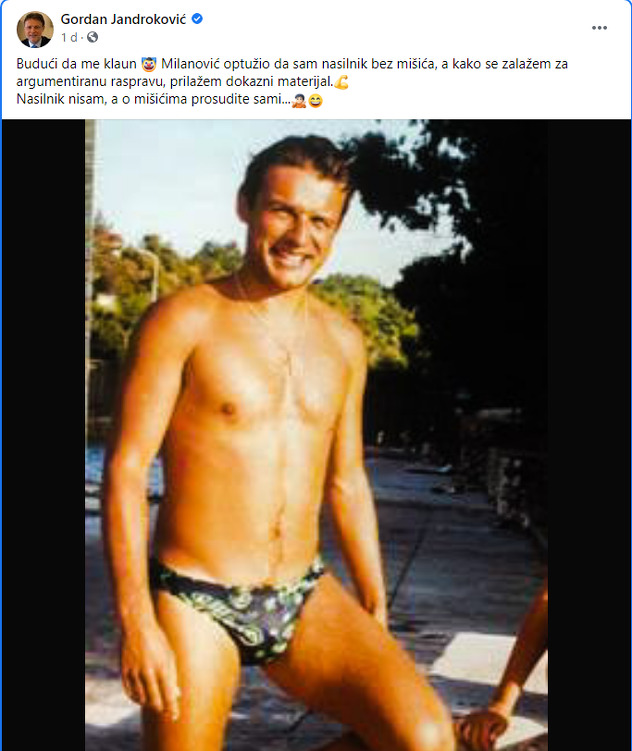 Objava Gorana Jandrokovića na Facebooku