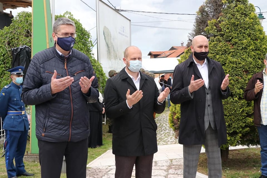Samir Avdić, Elvedin Okerić i Omer Osmanović (Foto: Vlada KS)