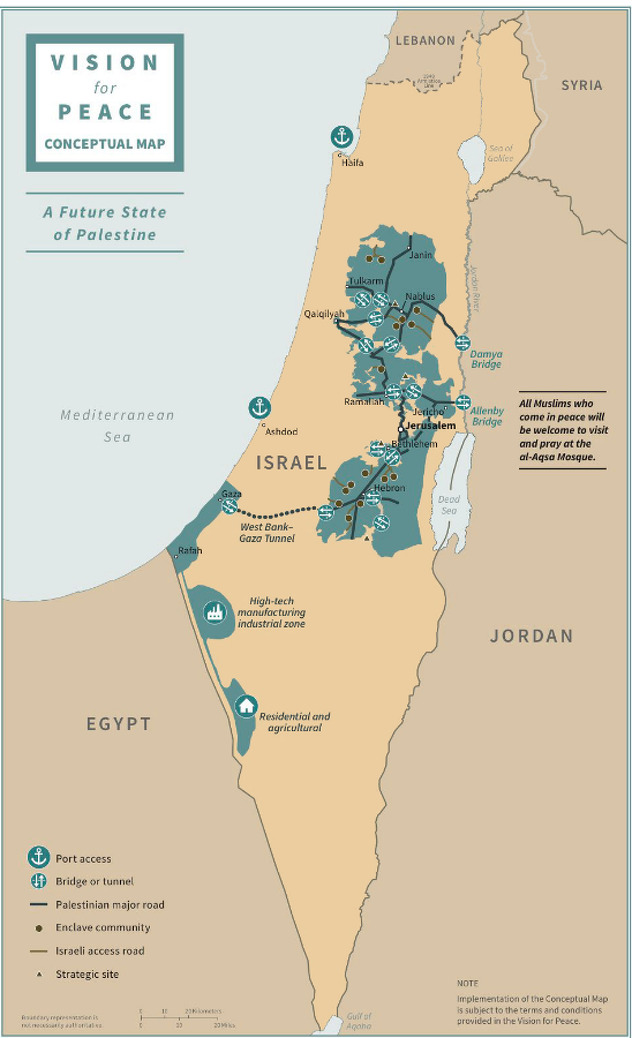 Trumpov plan za rješavanje izraelsko-palestinskog sukoba (Foto:Twitter)