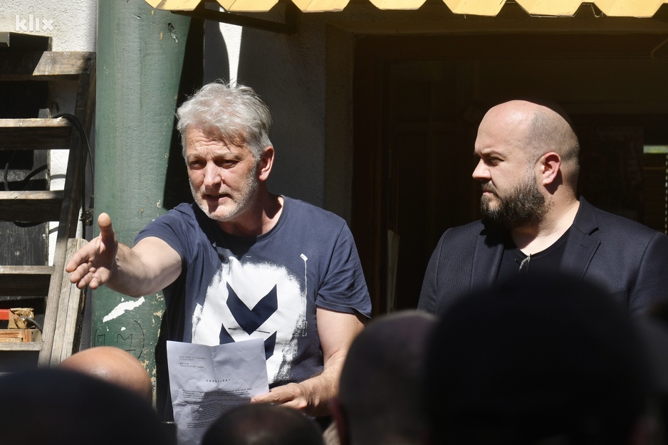 Amir Muminović i ministar saobraćaja KS Adnan Šteta (Foto: T. S./Klix.ba)