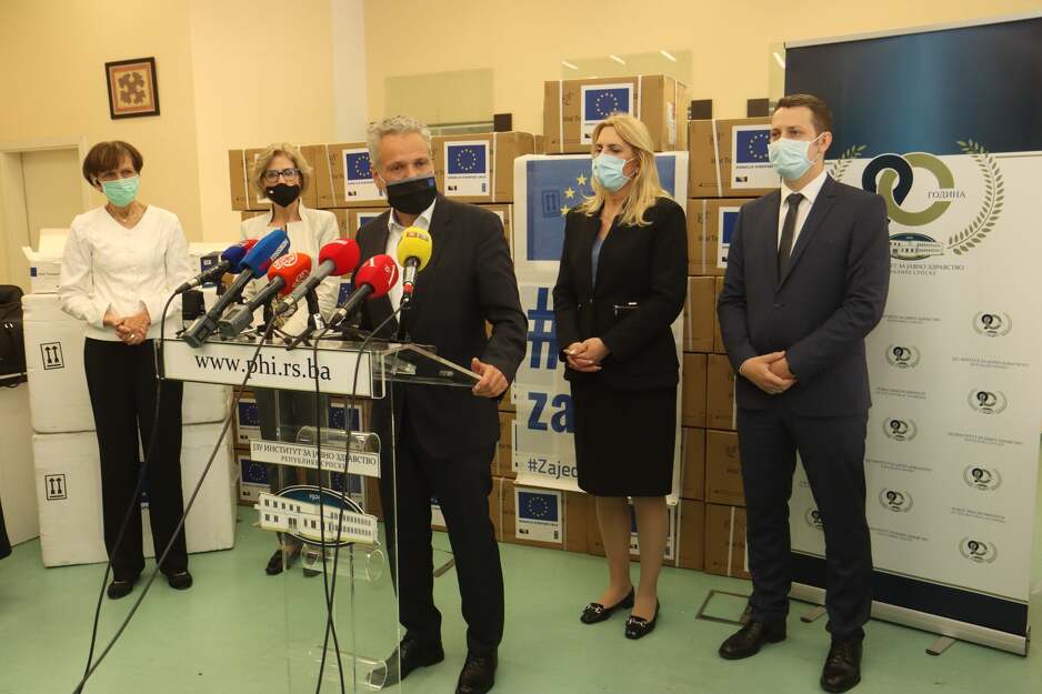 Zeljković kaže da je značajna pomoć donirana RS-u (Foto: Facebook)