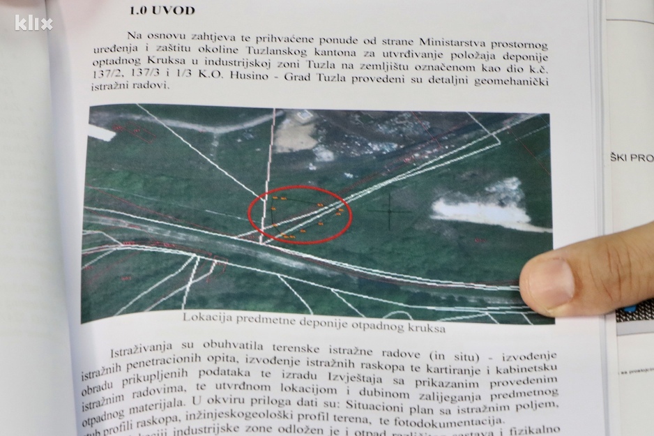 Lokalitet deponije (Foto: A. K./Klix.ba)