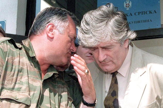 Ratko Mladić i Radovan Karadžić (Foto: EPA)