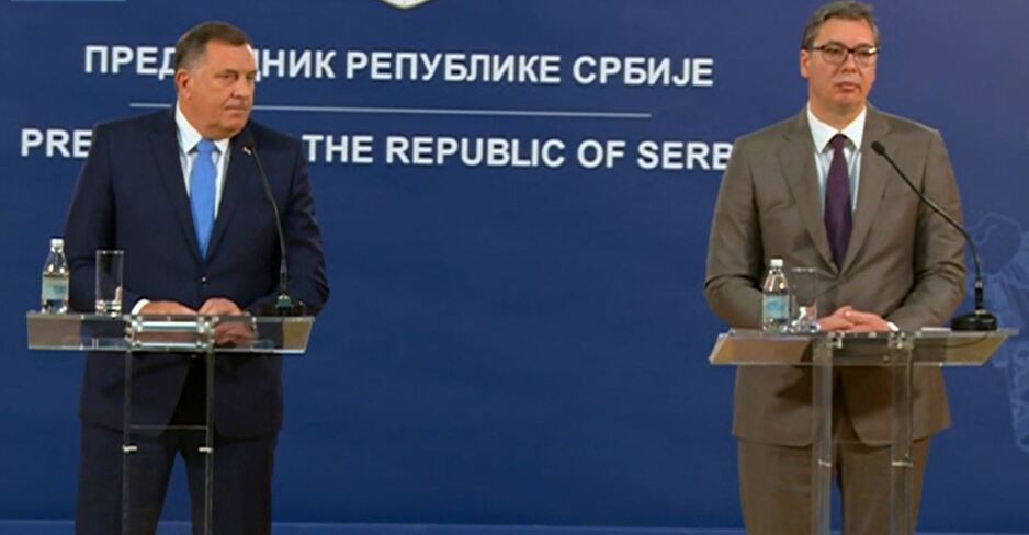 Milorad Dodik i Aleksandar Vučić