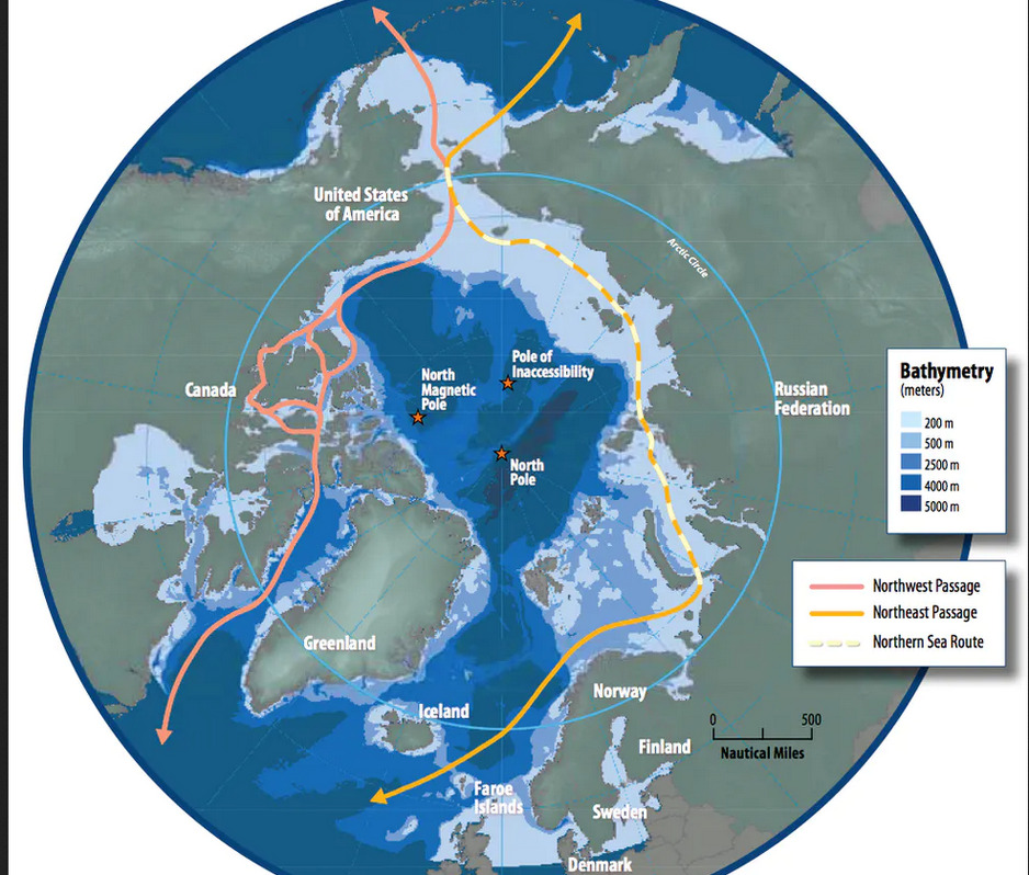 Transportne rute na krajnjem sjeveru (Foto:Twitter)