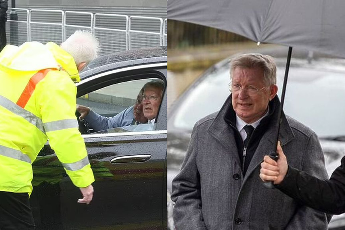 Legendarni menadžer doputovao je u London kako bi pružio podršku Škotskoj (Foto: Daily Mail))