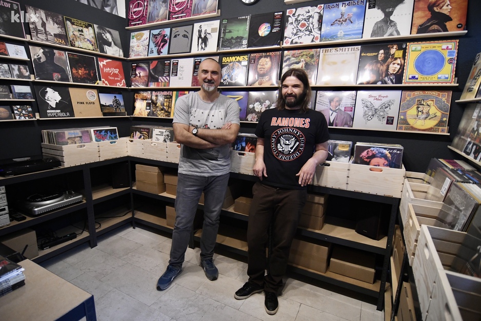 Edin Muftić inicijator ideje za prodavnicu ploča (Foto: D. S./Klix.ba)