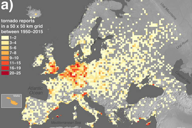 Gdje je sve zabilježen tornado u Evropi? (Foto:Twitter)