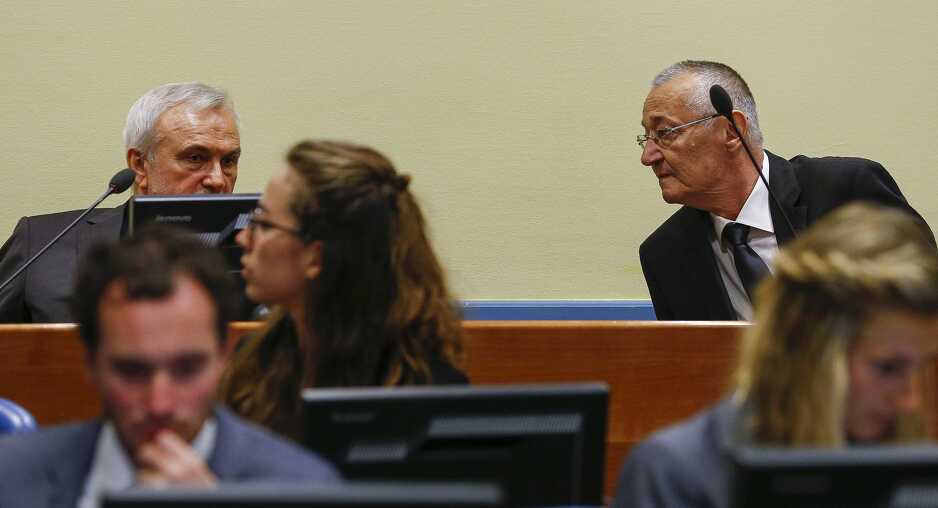 Jovica Stanišić i Franko Simatović Frenki (Foto: EPA-EFE)