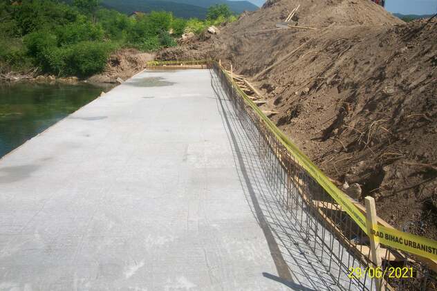 Inspektori zatvorili gradilište (Foto: Općina Bihać)