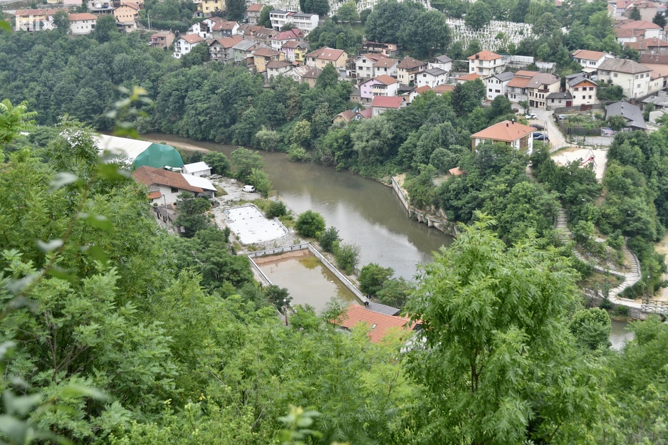Trenutno stanje u kojem se nalazi bazen Bentbaša (Foto: I. Š./Klix.ba)