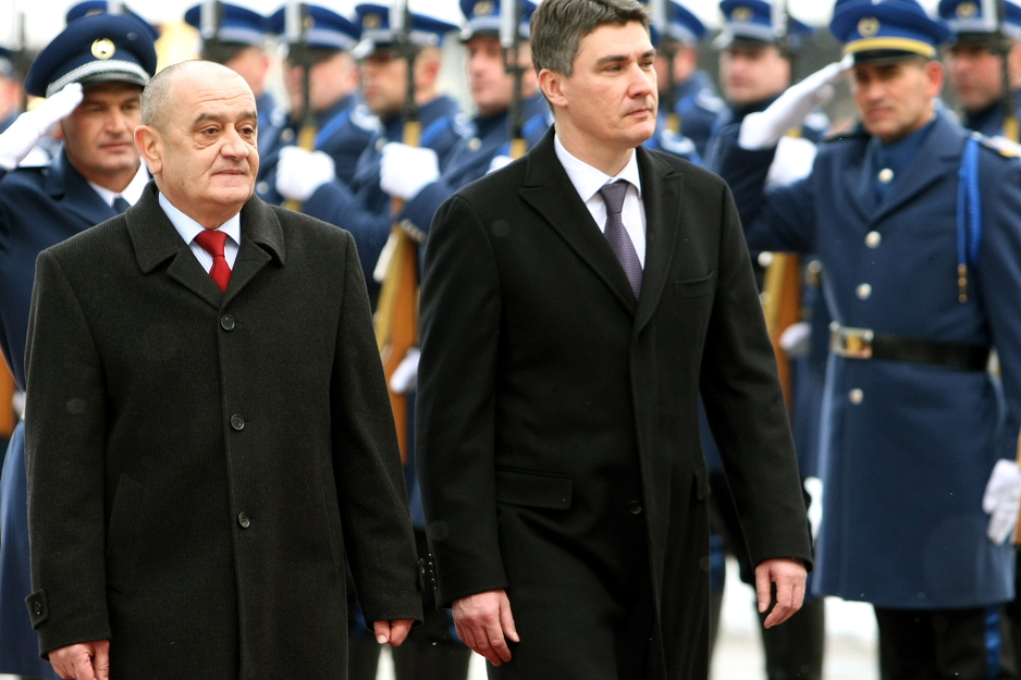 Vjekoslav Bevanda i Zoran Milanović u Sarajevu 2012.