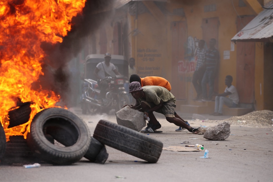 Nasilni protesti na Haitiju (Foto: EPA-EFE)