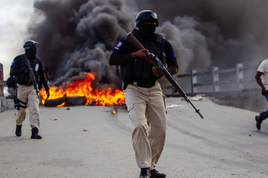 Nasilni protesti na Haitiju (Foto: EPA-EFE)