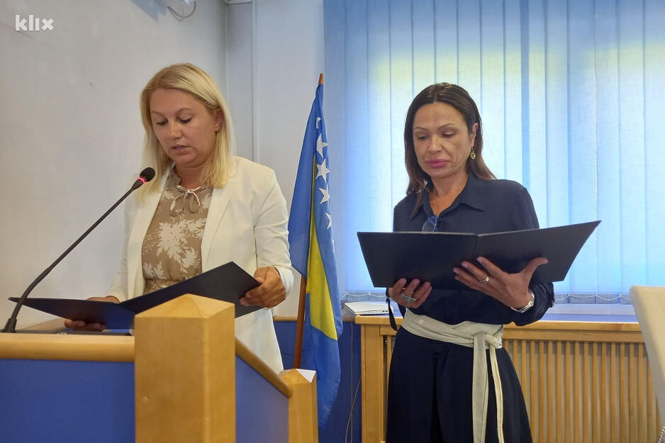 Nova ministrica Biljana Begović u Skupštini BPK Goražde (Foto: E. A./Klix.ba)
