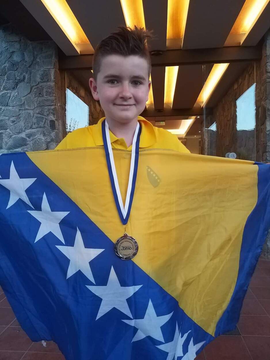 Benjamin Mujkić je od ove godine učenik Druge gimnazije u Sarajevu