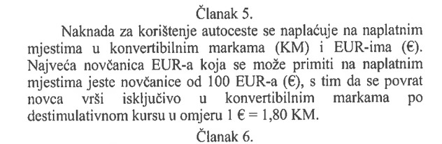 Član Uredbe koju je donijela Vlada FBiH