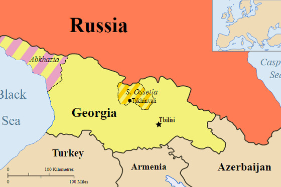 Sporne gruzijske regije