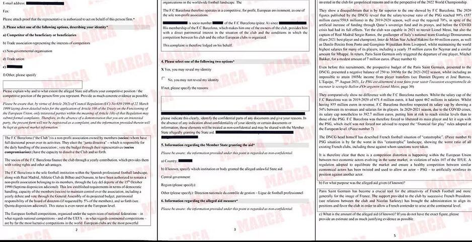 Dokument koji je poslan Evropskom sudu pravde