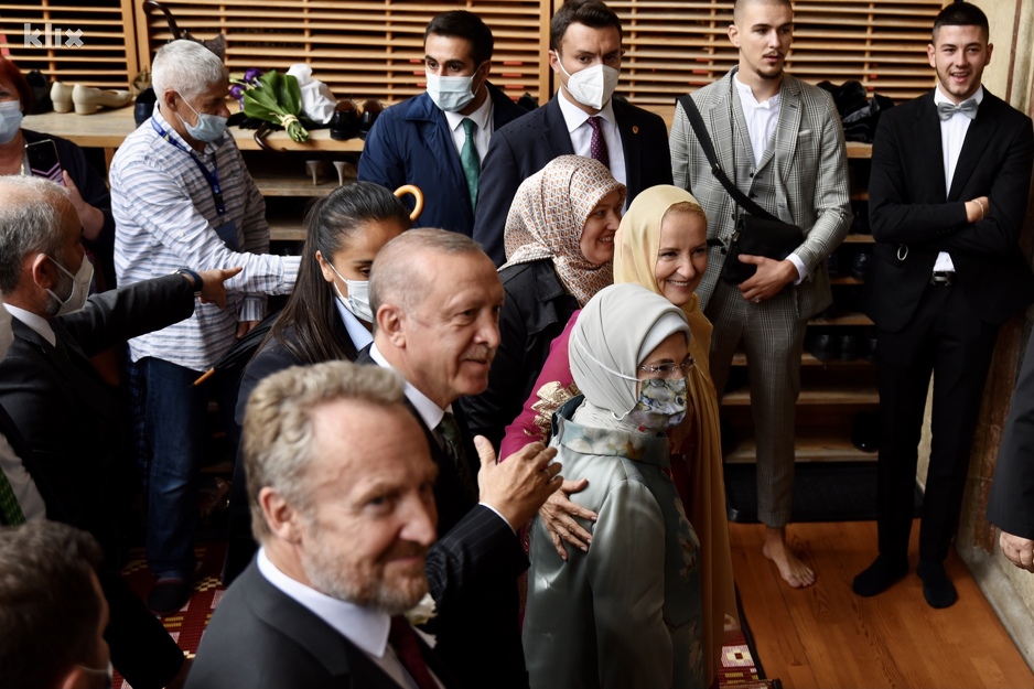 Sebija i Bakir Izetbegović dočekali Recepa Tayyipa Erdogana i njegovu suprugu (Foto: I. Š./Klix.ba)