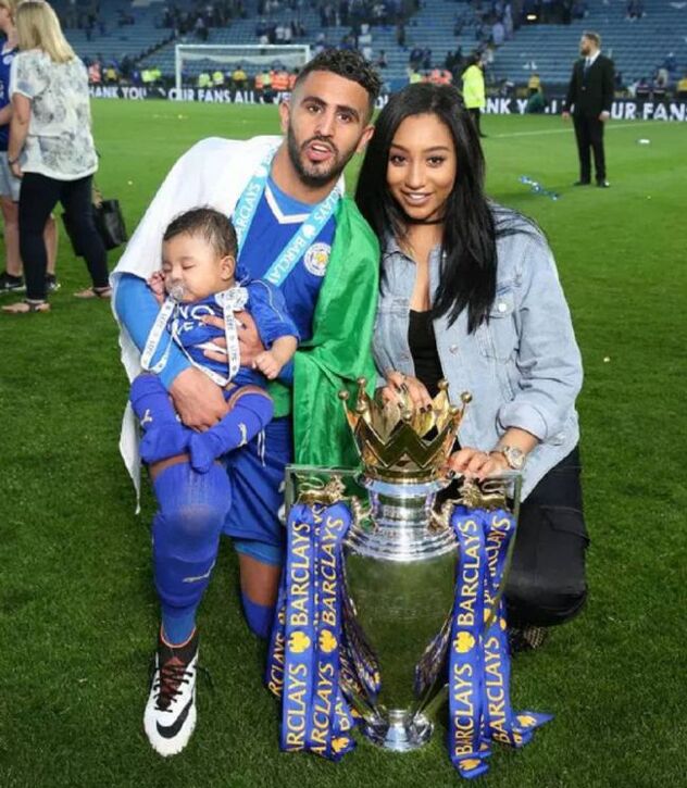 Mahrez i Rita Johal slave titulu Premiershipa koju je Alžirac osvojio s Leicester Cityjem (Foto: Instagram)