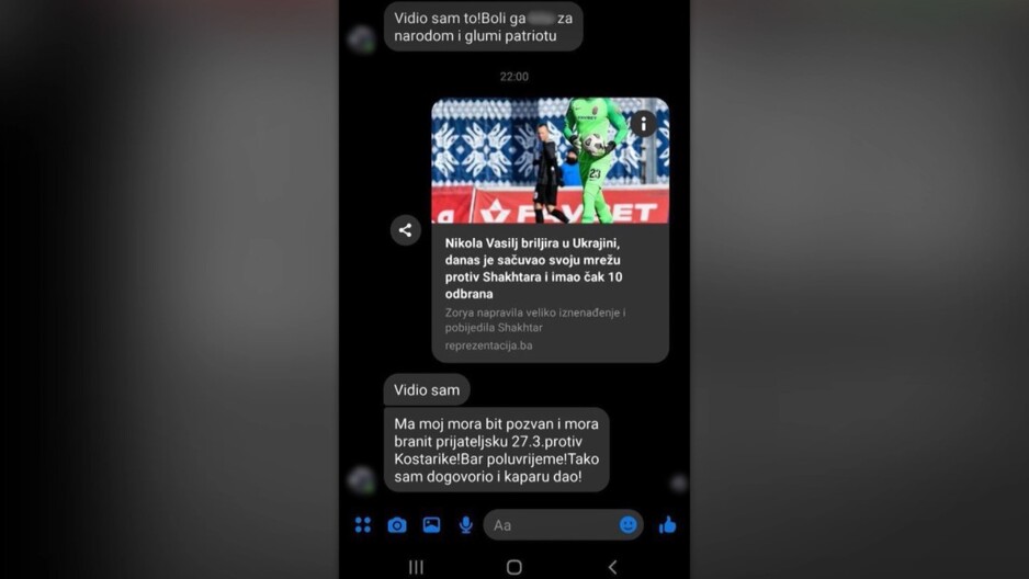 Prepiska koja je objavljena kao dokaz