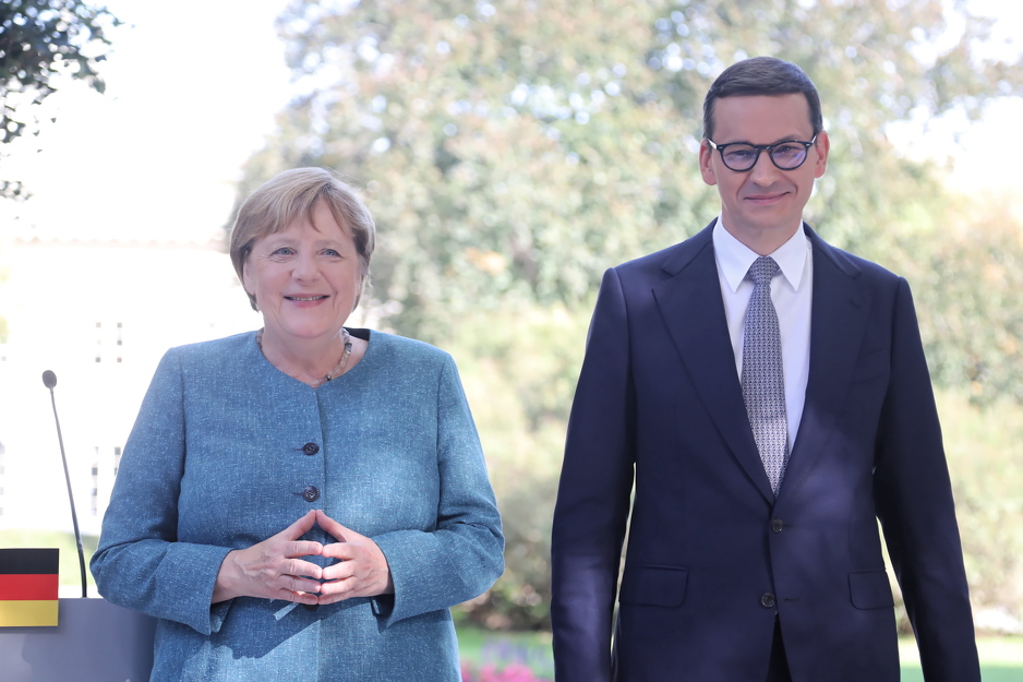 Merkel i poljski premijer Mateusz Morawiecki (Foto: EPA-EFE)