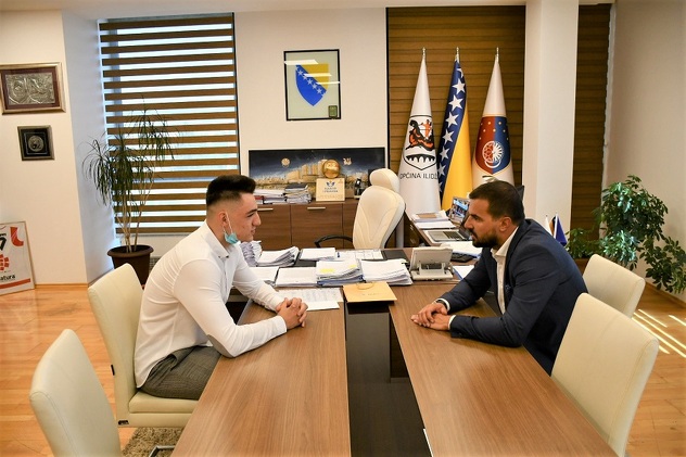 Nermin Muzur i Anes Bostandžić (Foto: Općina Ilidža)