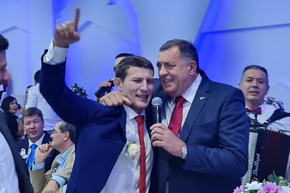 Nemanja Majdov i Milorad Dodik (Foto: Twitter)