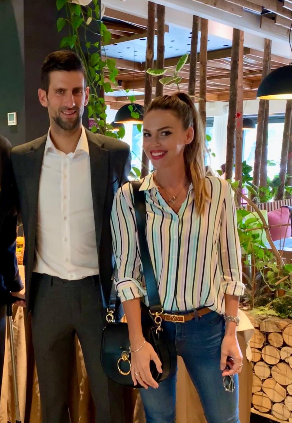 Novak Đoković i Aida Terzić, direktorica hotela Pino Nature