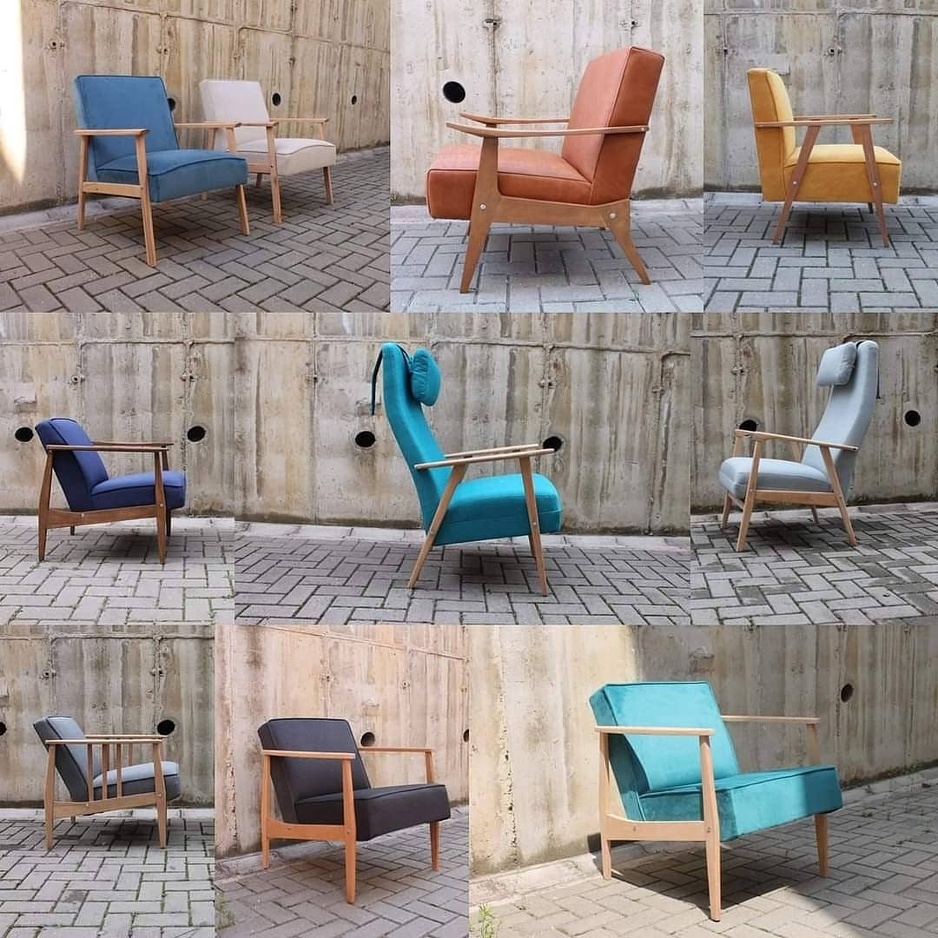 Fotelje koje je Lejla restaurirala u svojoj radionici