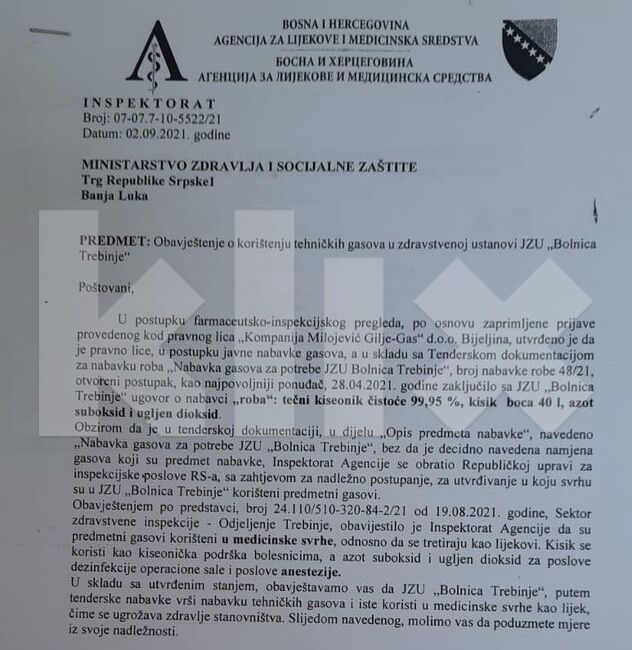 Obavijest Agencije za lijekove i medicinska sredstva BiH