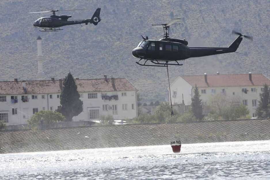Helikopteri OSBiH u Hercegovini, ali samo radi vježbe (Foto: Facebook)