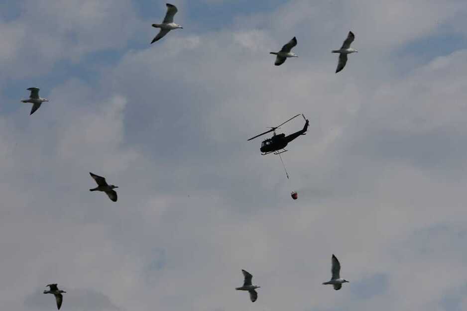 Helikopteri OSBiH u Hercegovini, ali samo radi vježbe (Foto: Facebook)