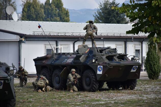 Detalj s vježbe (Foto: Ministarstvo odbrane BiH)