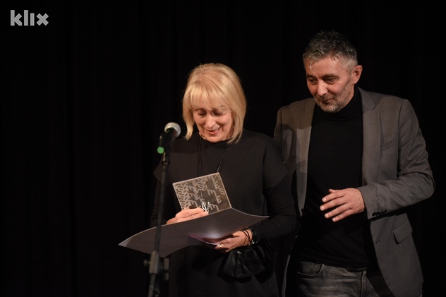 Mirjana Jovičić i Nihad Kreševljaković, direktor MESS-a (Foto: T. S./Klix.ba)
