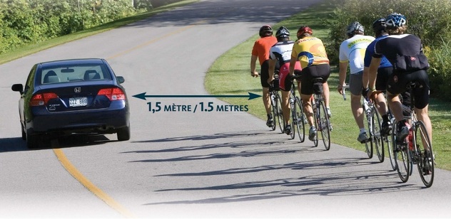Pravila zaobilaženja biciklista na otvorenoj cesti (Foto:Twitter)