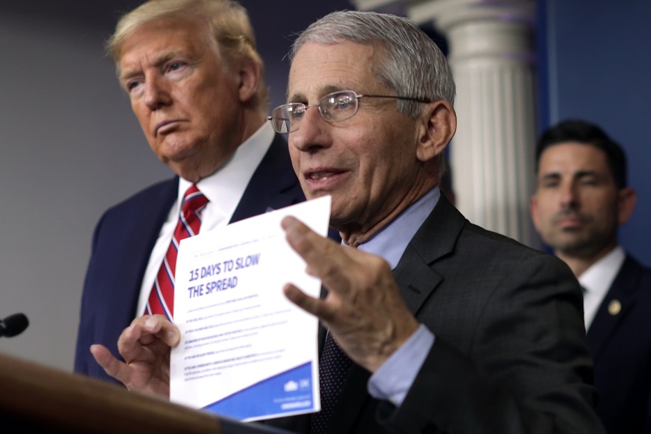 Donald Trump i dr. Anthony Fauci