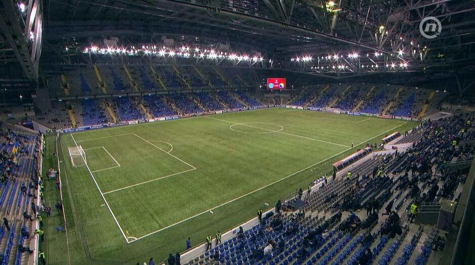 Stadion u Nur-Sultanu pola sata prije početka utakmice (Foto: Screenshot/Nova BH)
