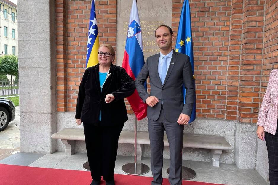 Turković s kolegom iz Slovenije Anžeom Logarom