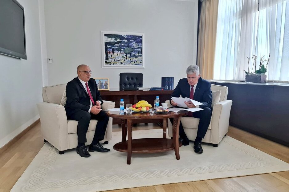 Dervo Sejdić i Dragan Čović (Foto: Twitter Dragan Čović)