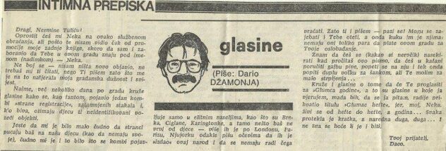 Kolumna Darija Džamonje