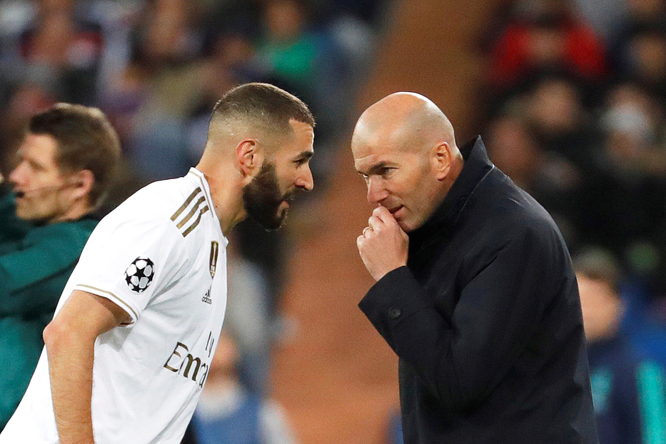 Karim Benzema i Zinedine Zidane (Foto: EPA-EFE)