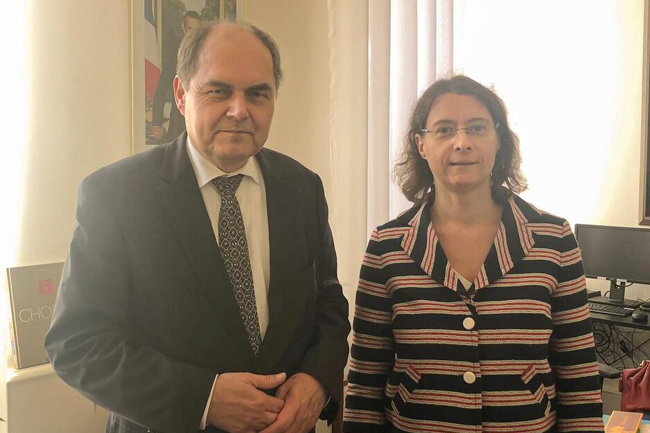 Christian Schmidt i Isabelle Dumont