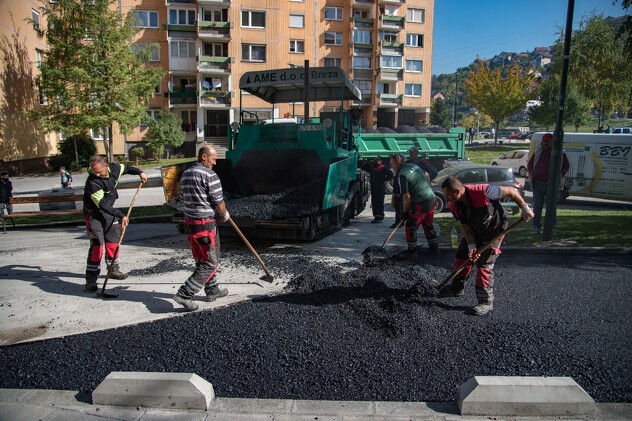 Uređenje Trga nezavisnosti (Foto: Općina Novi Grad Sarajevo)