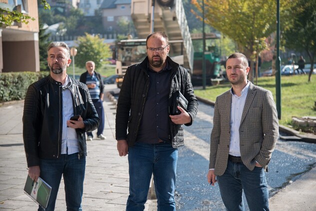 Načelnik Semir Efendić posjetio Trg nezavisnosti (Foto: Općina Novi Grad Sarajevo)