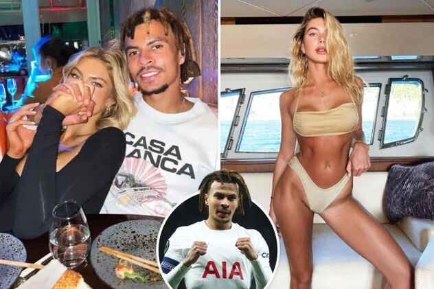 Dele Alli i Nicole Berry snimljeni su zajedno u jednom restoranu (Foto: The Sun)